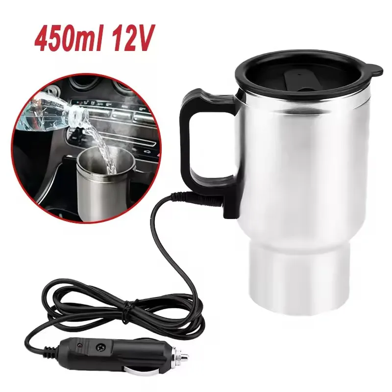 Camping Cooking Tin - Электрический автомобильный чайник 12В 450 мл,