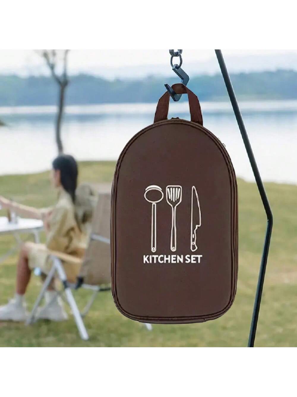 Camping Cooking Utensil Organizer - Сумка для хранения посуды для кемпинга,