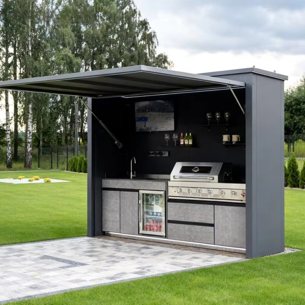 Camping Cooking Canopy - Алюминиевый коммерческий кухонный шкаф для гриля,