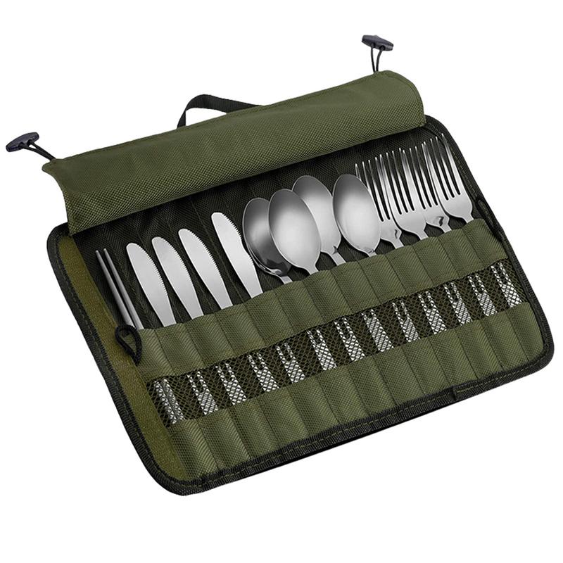 Camping Cooking Utensil Organizer - Сумка для хранения столовых приборов для