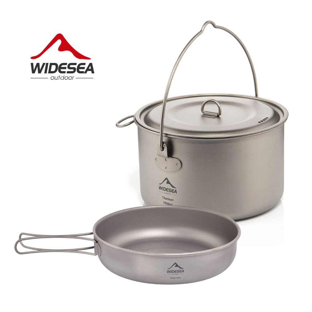 Campfire Cooking Anime - Widesea посуда для кемпинга, титановый набор