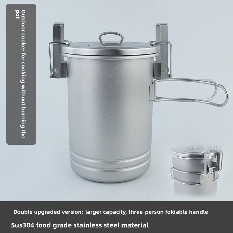 Camping Cooking Pot - Многофункциональная походная кастрюля для риса из