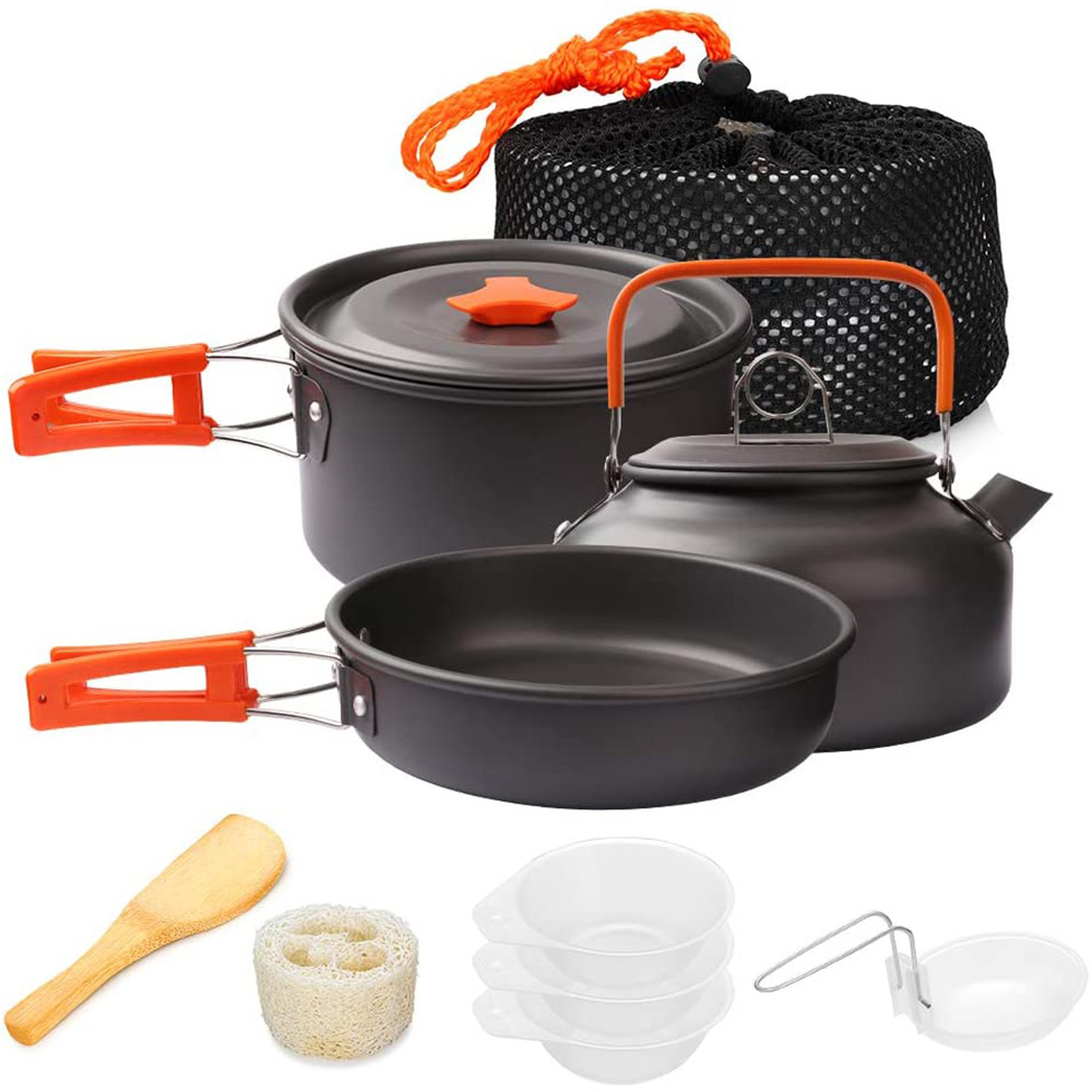 Camping Cooking Full Set - 1 шт./1 компл., набор посуды для