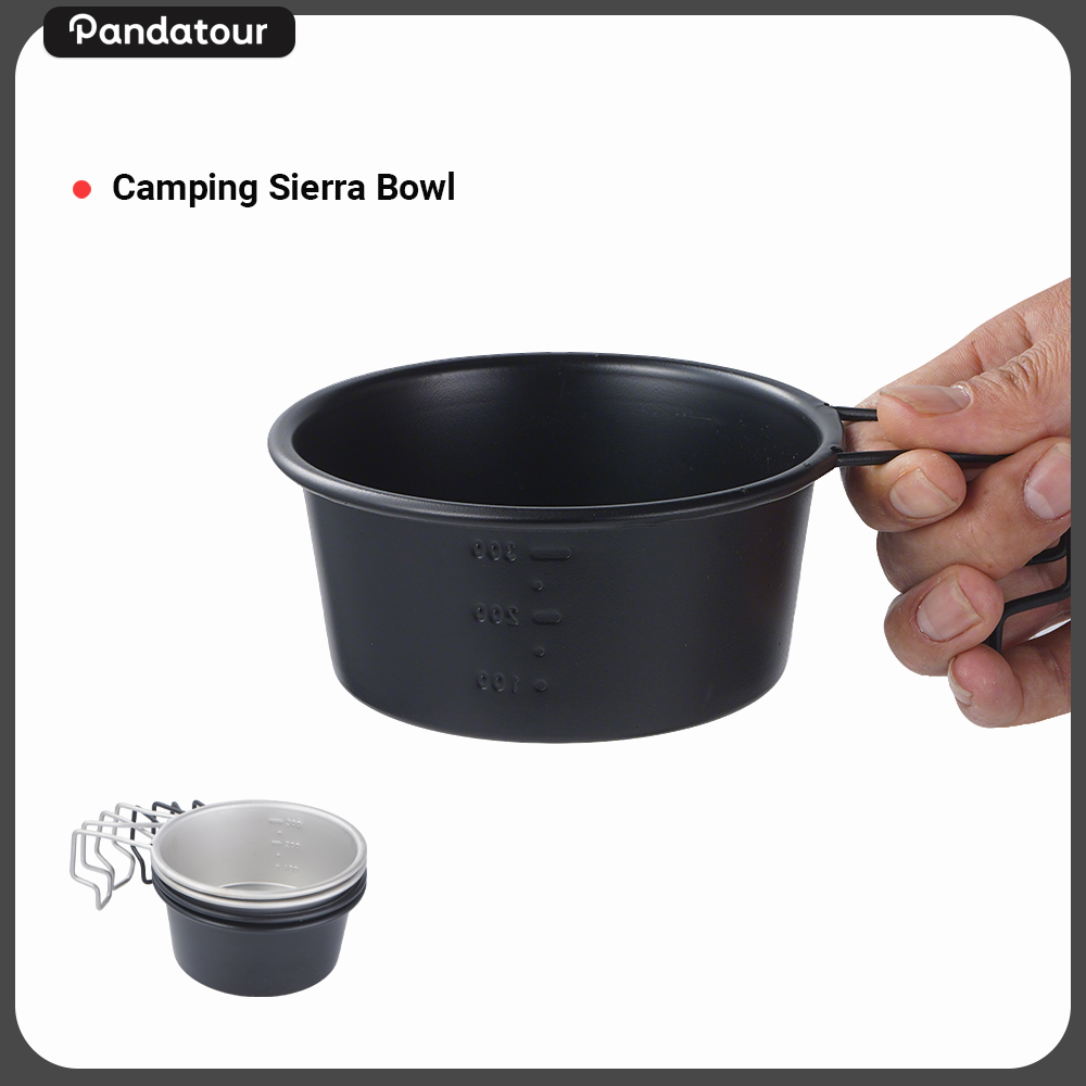 Camping Cooking Set Lightweight - Походная миска Pandatour Sierra с градуировкой,