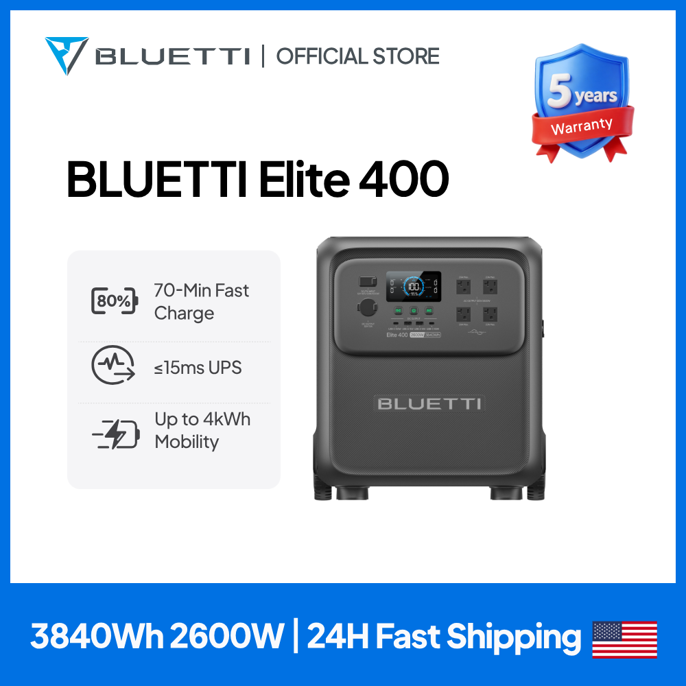 Camping Cooking Tin - BLUETTI Elite 400 2600W 3840Wh Солнечная