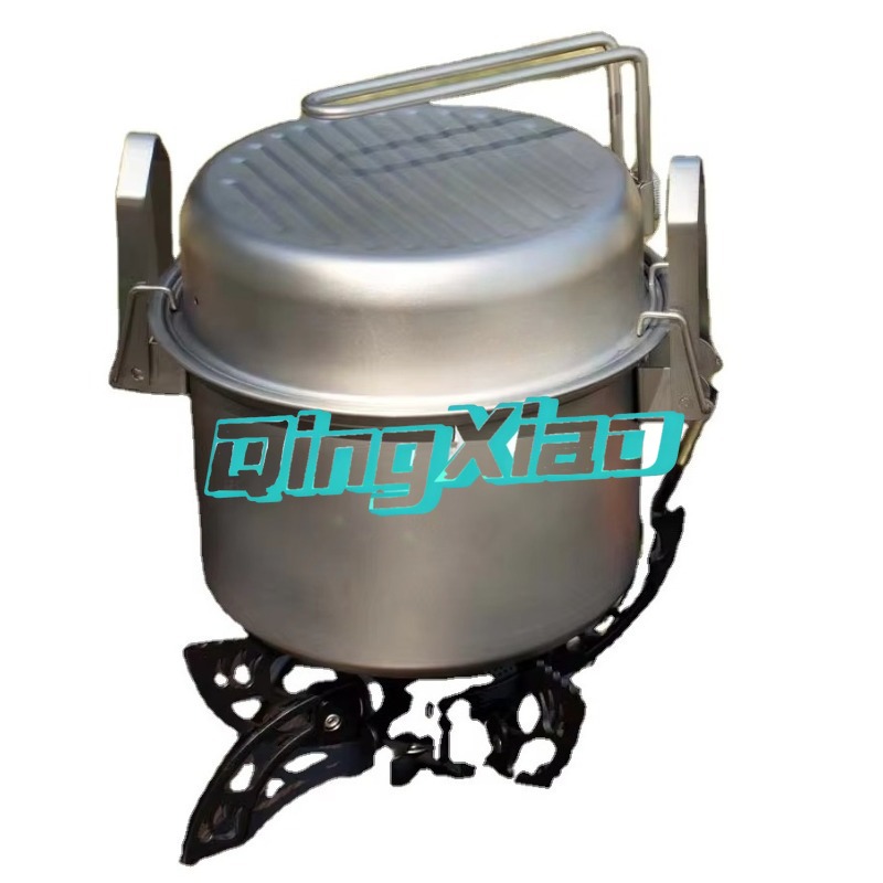 Camping Cooking Pot - Многофункциональная походная посуда из нержавеющей стали