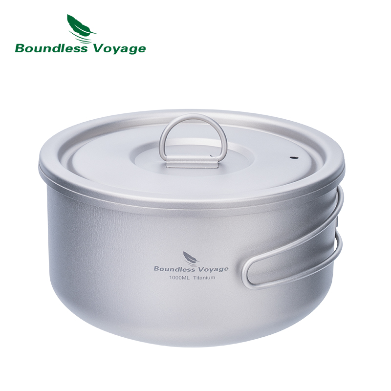 Camping Cooking Tin - Титановая походная кастрюля Boundless Voyage с