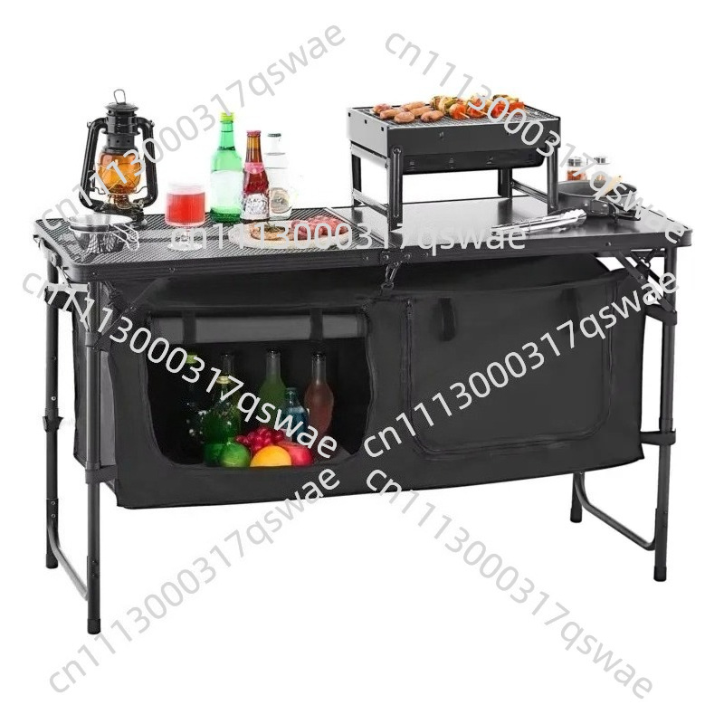 Camping Cooking Options - Регулируемый по высоте кемпинговый кухонный стол,
