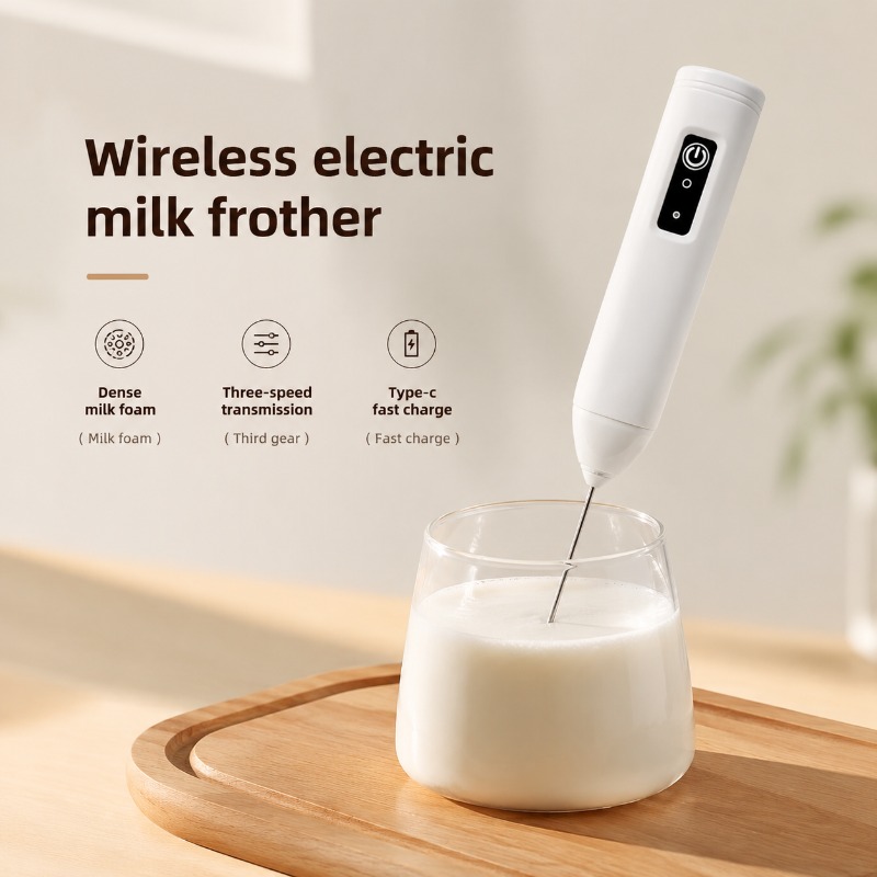 Pocket Coffee Maker - Электрический вспениватель молока + миксер для