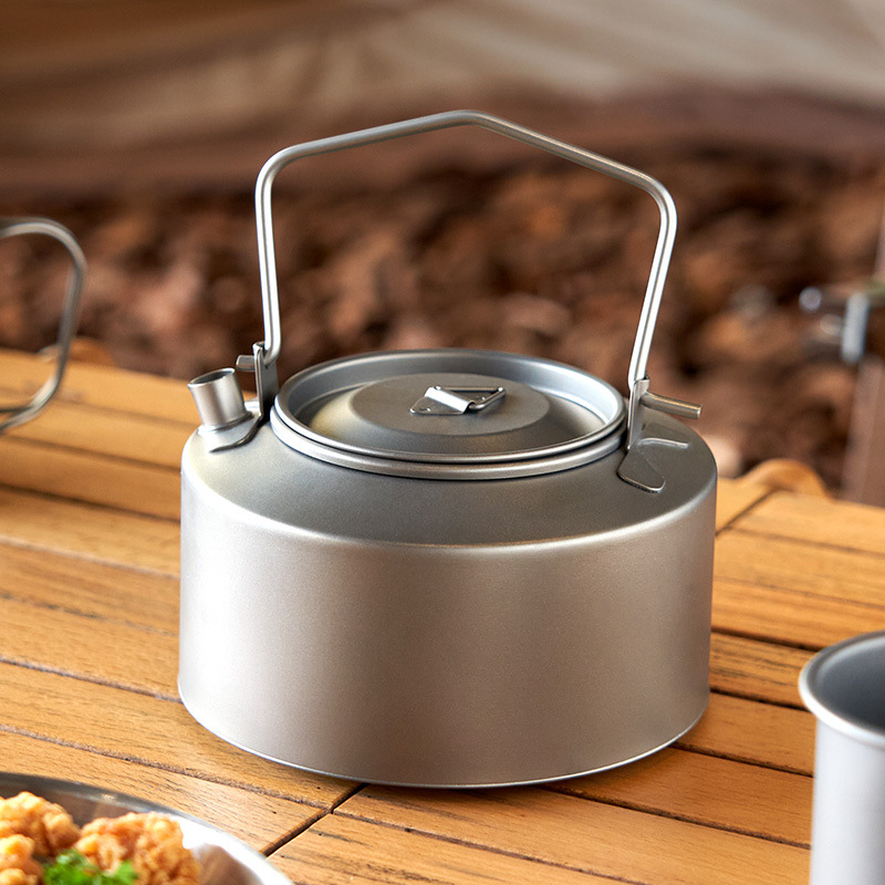 Camping Cooking Pot - Кемпинговый чайник для приготовления пищи, титановый