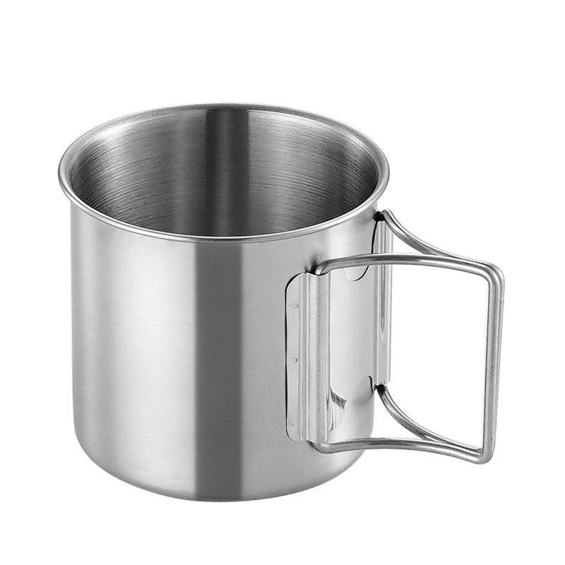 Стальная кружка 260/350/600 мл – обзор и цена Quality Camping Cooking Set
