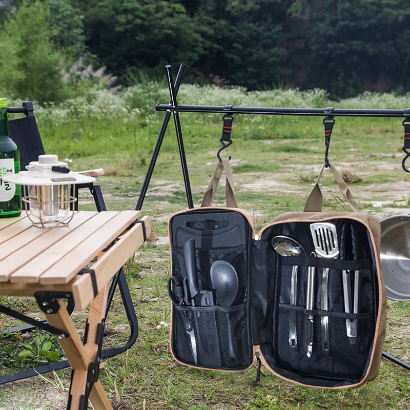 Набор походной кухонной утвари – обзор и цена Camping Cooking Utensil Organizer