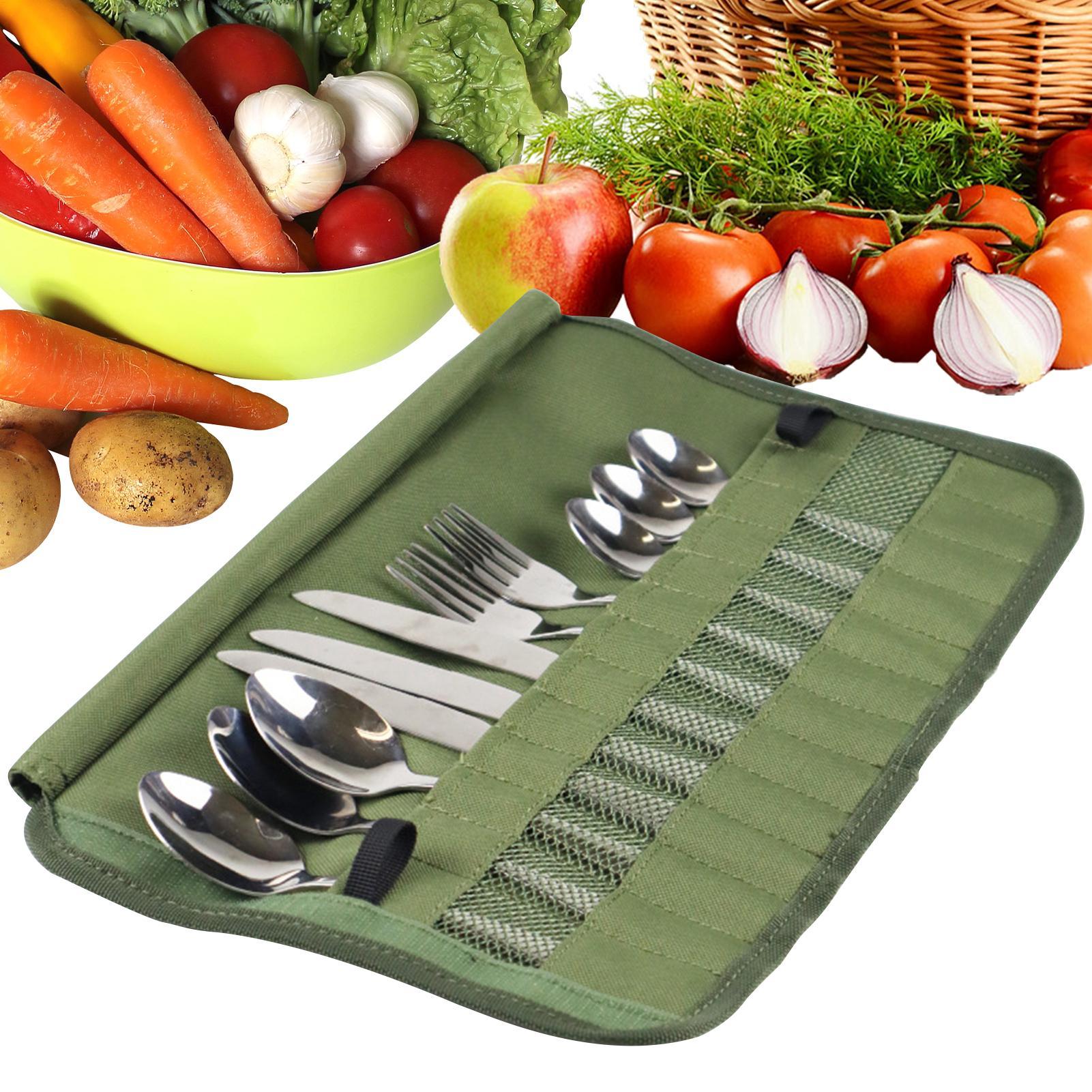 Сумка-органайзер для походной  – обзор и цена Camping Cooking Utensil Holder