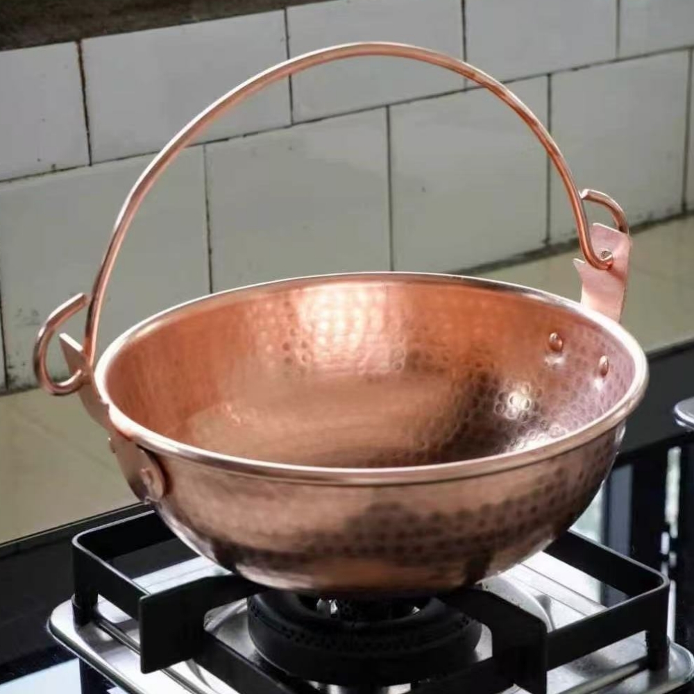 Винтажный медный подвесной гор – обзор и цена Camping Cooking Pot