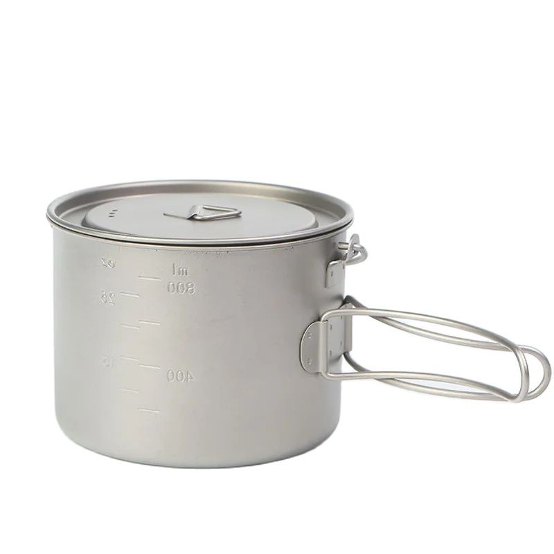 Титановый кастрюля для пикника – обзор и цена Camping Cooking Pot