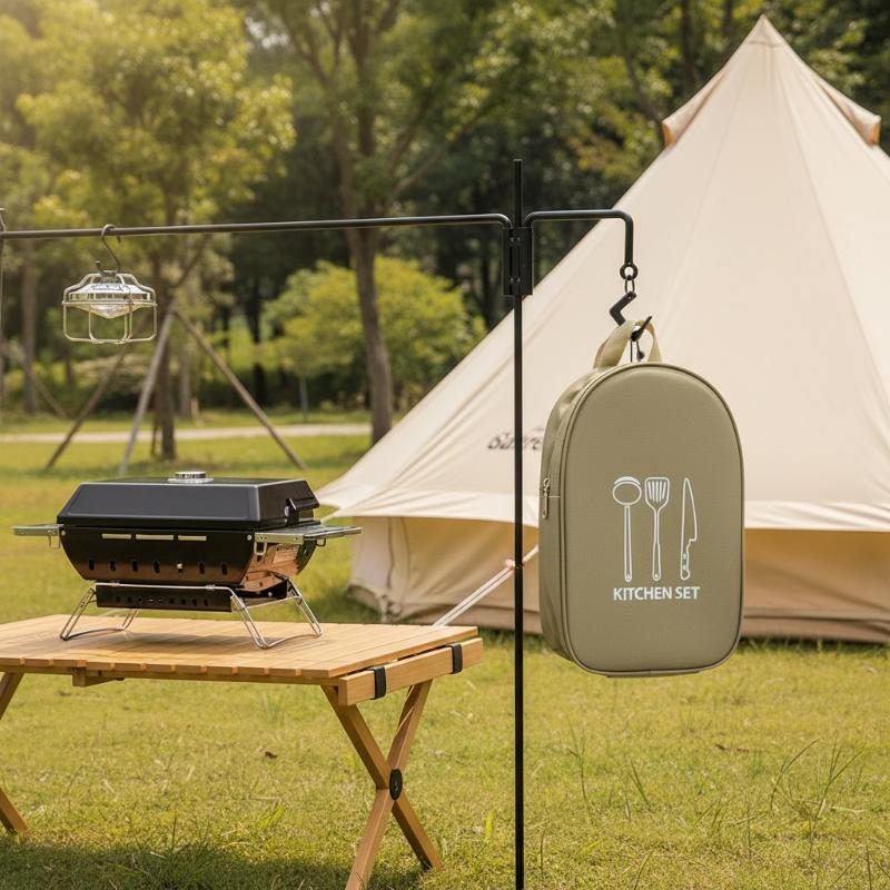 Сумка для приготовления пищи н – обзор и цена Camping Cooking Utensil Organizer