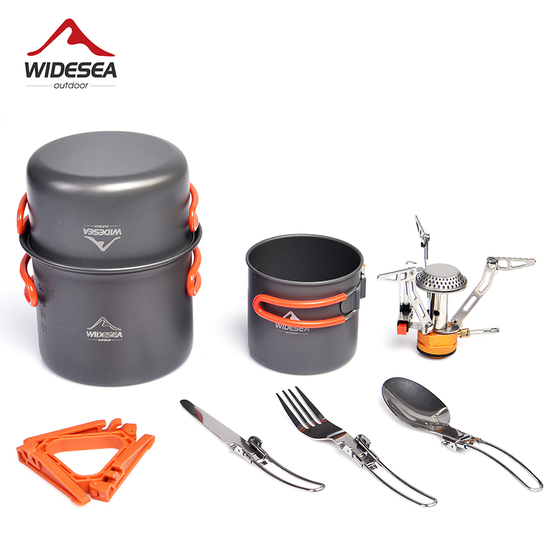 Набор посуды Widesea для кемпи – обзор и цена Camping Cooking Full Set