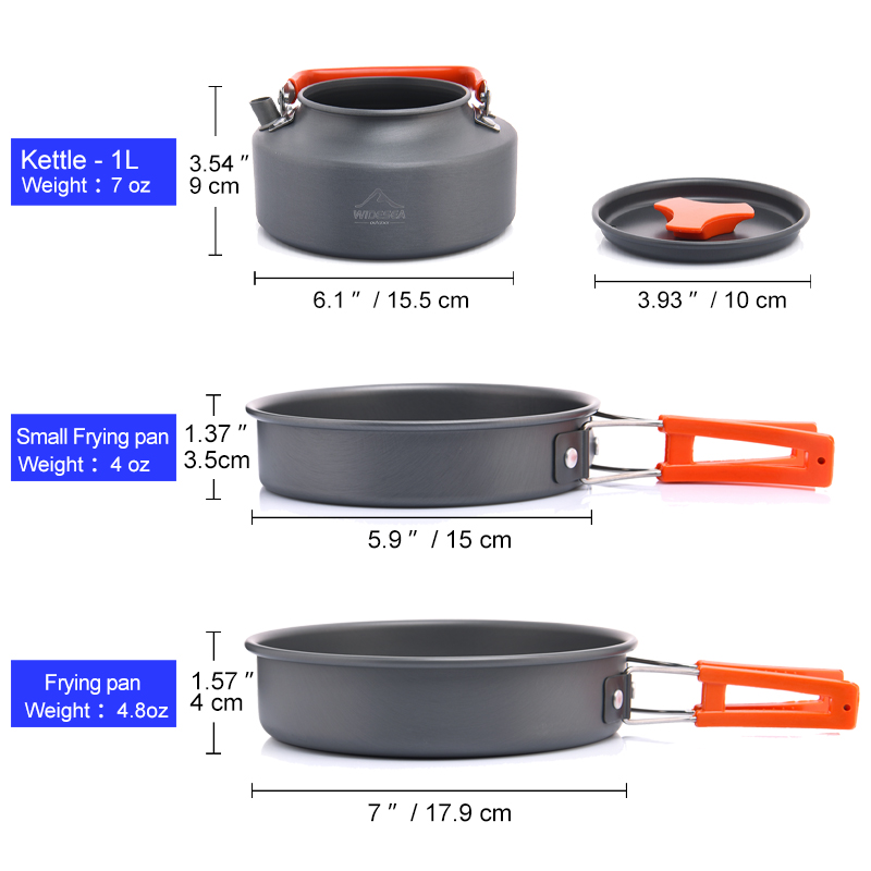 Набор посуды Widesea для кемпи – обзор и цена Camping Cooking Utensil Organizer