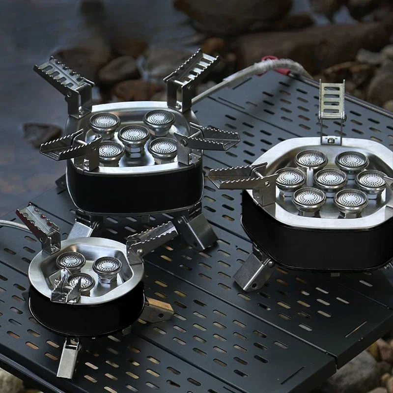 Портативная складная газовая п – обзор и цена Camping Cooking Fire Stove