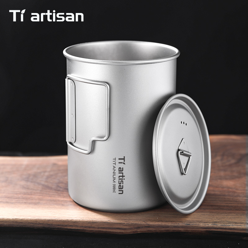 Титановая складная кружка Tiar – обзор и цена Camping Cooking Set Lightweight